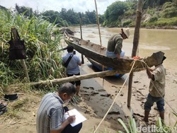 Penjelasan Tim Arkeolog Soal Perahu Kuno Ditemukan di Sungai Silau Asahan