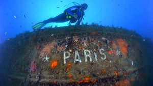 Wujud Kapal Angkatan Laut Prancis yang Tenggelam Saat Perang Dunia I