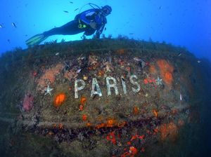 Wujud Kapal Angkatan Laut Prancis yang Tenggelam Saat Perang Dunia I