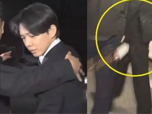 Momen Yoo Ah In Dilempar Botol Kopi Usai Diperiksa atas Kasus Narkoba