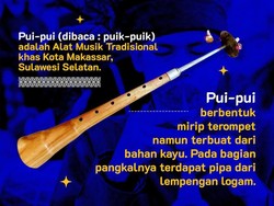 Mengenal Puik-puik, Alat Musik Tradisional Sulsel yang Legendaris