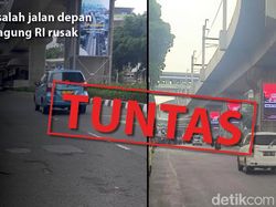 Before-After Perbaikan Jalan Depan Kejagung: Dulu Bopeng, Sekarang Mulus