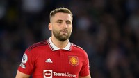 4. Luke Shaw. Scholes mengaku suka dengan Shaw, tapi memilih jual karena faktor cedera.  Foto: CameraSport via Getty Images/David Horton - CameraSport