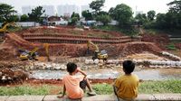 Dikebut, Begini Potret Terkini Proyek Sodetan Ciliwung
