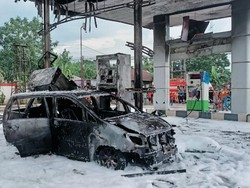 SPBU di Tanah Bumbu Kalsel Terbakar Diduga Akibat Korsleting