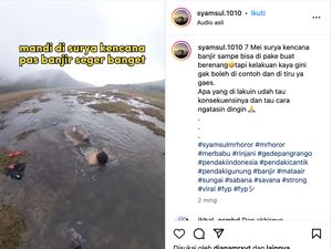 Banjir Bening di Alun-alun Suryakencana Gunung Gede Pangrango! Banjir Bening di Alun-alun Suryakencana Gunung Gede Pangrango!
