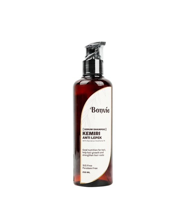 Bonvie Serum Shampoo Anti Lepek Kemiri/Foto: shopee.co.id