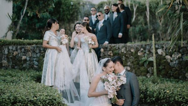 Pesta Belum Usai! Enzy Storia Gelar Resepsi Nikah di Bali
