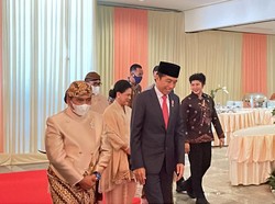 Jokowi dan Maruf Amin Hadiri Pernikahan Putra Elite PDIP di Jakpus