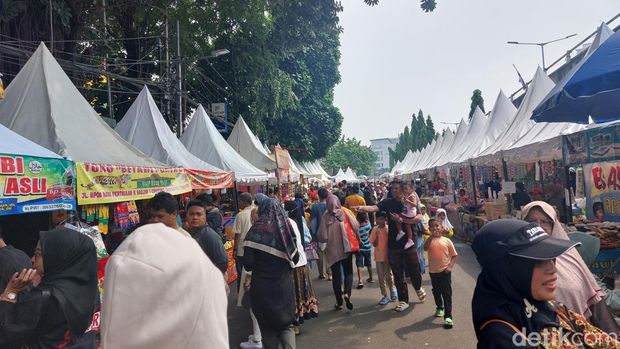 Lebaran Tenabang 2023 di Tanah Abang, Jakarta Pusat.