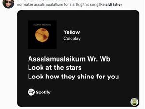 Meme Kocak Aldi Taher Bikin Ngakak: Assalamualaikum Look at The Stars