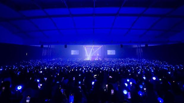 Suga BTS rampung menggelar konser solo SUGA Agust D Tour D Day di ICE BSD Jakarta, Jumat (26/5).