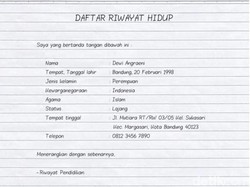 8 Contoh Daftar Riwayat Hidup Sesuai Struktur, Cocok untuk Lamaran Kerja