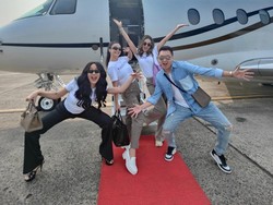 Keseruan Luna Maya & Lucinta Luna ke Jogja Naik Private Jet, Yuk Intip!