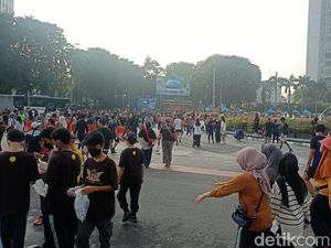CFD Sudirman Ramai Pagi Ini, Warga: Olahraga untuk Melepas Penat