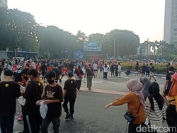 CFD Sudirman Ramai Pagi Ini, Warga: Olahraga untuk Melepas Penat