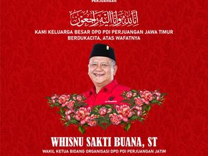 Mantan Wali Kota Surabaya Whisnu Sakti Buana Meninggal Dunia