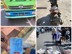 Truk Serempet Motor, Perempuan Tewas di TKP