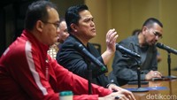 Erick Thohir mengaku, laga Indonesia vs Argentina merupakan titik awal PSSI untuk menggelar laga kelas dunia bagi Skuad Garuda. Bukan cuma soal permainan di lapangan, tapi juga bagaimana induk sepakbola Indonesia tersebut bisa jadi panitia kala menjamu tim kelas dunia yang datang.  