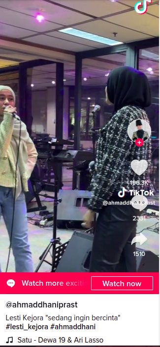 Momen saat Lesti, Ahmad Dhani, dan Mulan Jameela latihan vokal