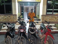 Pria Paruh Baya Buronan Kasus Curanmor Ditangkap di Pangkalpinang