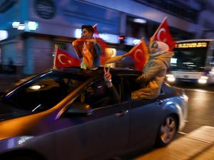 Potret Konvoi Pendukung Erdogan