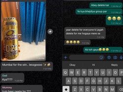 Ngakak! Pria Ini Salah Kirim Foto Sedang Minum Bir ke Grup WA Keluarga