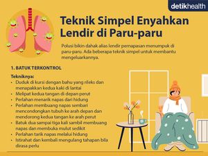 Cara Mudah Enyahkan Lendir dari Paru-paru Akibat Polusi