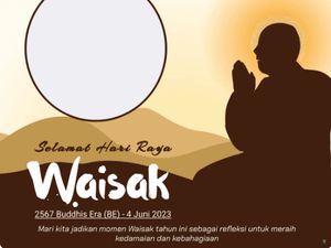 15 Twibbon Hari Raya Waisak 2023 dan Cara Pasangnya 15 Twibbon Hari Raya Waisak 2023 dan Cara Pasangnya