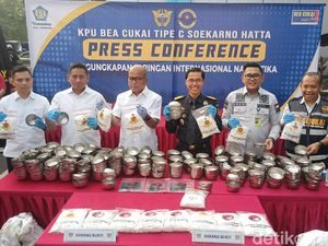 Selundupkan 12 Kg Sabu Dibungkus Mangkuk, 2 Pria Ditangkap di Soetta