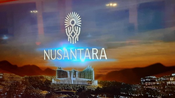 Jokowi Luncurkan Logo IKN Nusantara (Vino-detikcom)