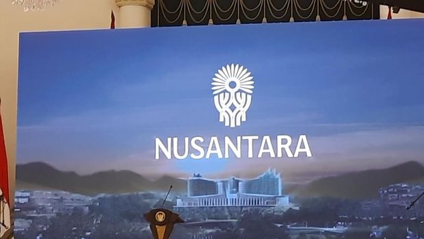 Jokowi Luncurkan Logo IKN Nusantara (Vino-detikcom)