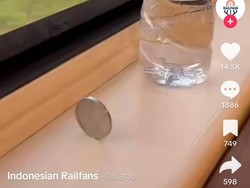 Tes Kereta Cepat 180 Km/Jam Jadi Viral, Koin Tidak Goyang!