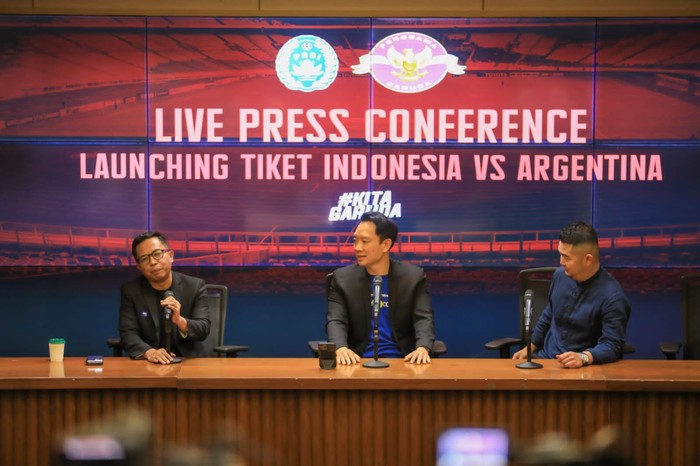 Launching Tiket Indonesia vs Argentina