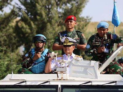 Panglima TNI Minta Pembaruan Alutsista Satgas Indobatt
