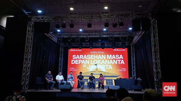 Sarasehan Masa Depan Lokananta Sarasehan Masa Depan Lokananta di kawasan Jakarta Selatan, Senin (29/5).