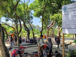 Cegah Mainan Rusak, Taman di Lapangan Puputan Badung Akan Dipagari