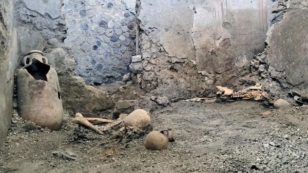 Potret 3 Kerangka Korban Gempa & Letusan Vesuvius Baru Ditemukan di Pompeii