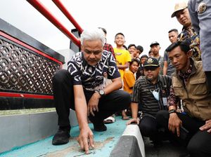 Tinjau Pembangunan Jembatan Keseneng, Ini Catatan Ganjar untuk Kontraktor Tinjau Pembangunan Jembatan Keseneng, Ini Catatan Ganjar untuk Kontraktor