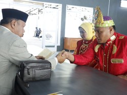 Cinta Tak Terhalang Jeruji, Pasangan Kekasih di Gorontalo Menikah di Lapas