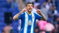 Joselu merupakan jebolan akademi Madrid, tapi berakhir dijual. Joselu kemas 58 gol dari 165 laga di LaLiga kala memperkuat Celta Vigo, Deportivo, dan Espanyol. Pemain berusia 33 tahun itu belum pernah main di Liga Champions (Getty Images)