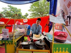 Berkat KUR BRI, Kerak Telor Ishak Asli Betawi Bangkit Lagi