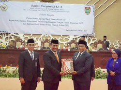 Pemprov Kalteng Raih Opini WTP Ke-9 Kali dari BPK RI