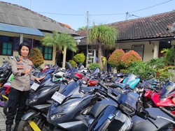 Polisi Razia Knalpot Brong, 71 Motor Disita