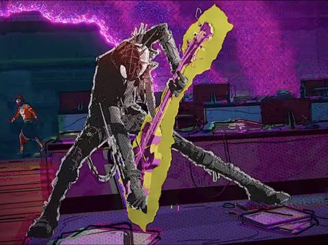 Spider-Punk (Daniel Kaluuya) dalam Spider-Man: Across the Spider-Verse. (Sony Pictures Animation)