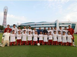 Pemain Persib U-17 Terkesan Fasilitas Latihan di Qatar