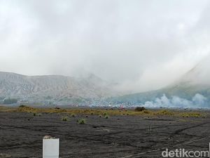 Fenomena Frozen di Gunung Bromo Rawan Rusak Tanaman Pertanian Fenomena Frozen di Gunung Bromo Rawan Rusak Tanaman Pertanian