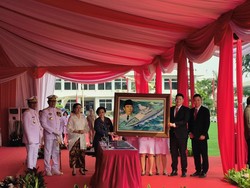 Megawati hingga Panglima TNI Hadiri Peresmian KRI Bung Karno-369