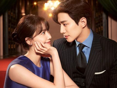 Potret Yoona dan Lee Jun Ho dalam poster drama King The Land./ Foto: instagram.com/jtbcdrama