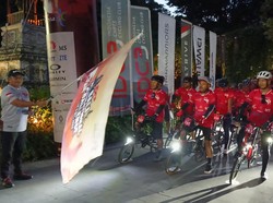 Kring-kring! 285 Pesepeda Brompton Keliling Bali 3 Hari